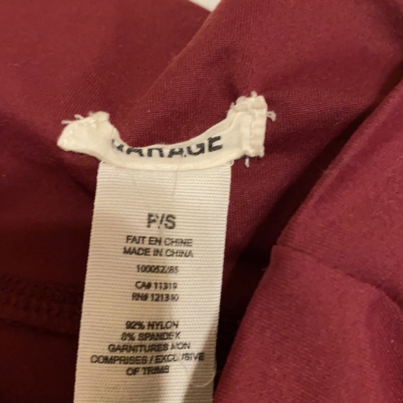 Maroon biker shorts - Picture 2 of 2